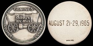 제미니 5호 우주 비행 플라이트라인 메달