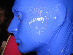 블루맨(블루맨의 분장)