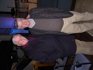  오스 기니스 (Os Guinness)와 변증학자 윌리엄 에드거, 2013년 