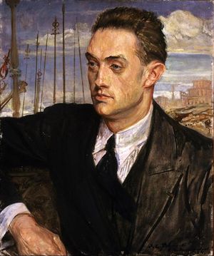 자크-에밀 블랑슈의 1922년 드 몽테를랑 초상화