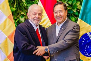 아르세, 루이스 이나시우 룰라 다 시우바 브라질 대통령과 함께, 2024년 7월 9일