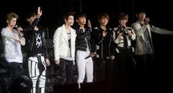 2012년 11월 SM Town Live World Tour III in Singapore에서 EXO