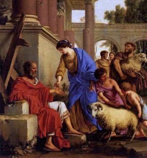 로랑 드 라 이르의 번영을 되찾은 욥(1648)