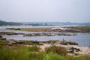리빙스턴 폭포 (콩고 하류 급류) 시작 부분, 킨샤사 근처