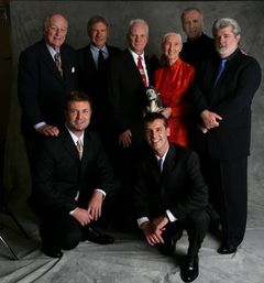 조지 루카스, 해리슨 포드, 말콤 맥도웰, 제인 구달 등과 해리하우젠