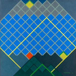 1971년 작품, 캔버스에 유채, 136x136cm