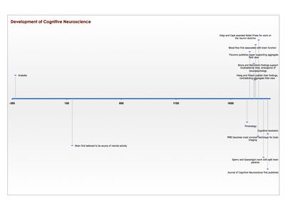 인지신경과학 분야의 발달 연표