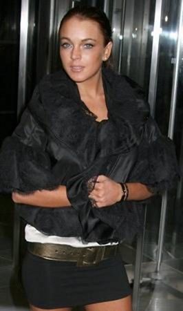 로한이 2007년 캘빈 클라인 쇼 애프터 파티에 참석한 모습