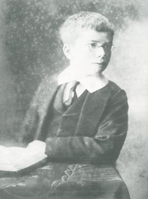 어린 시절의 로널드 피셔