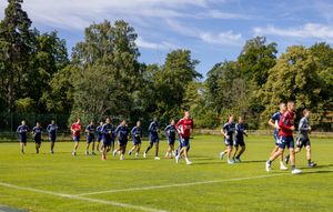 2022년 훈련 중인 유르고르덴 선수단