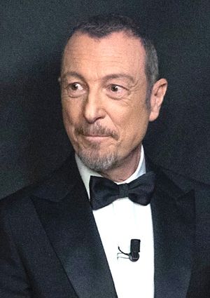 2020년부터 2024년까지 산레모 음악제의 진행자 아마데우스.