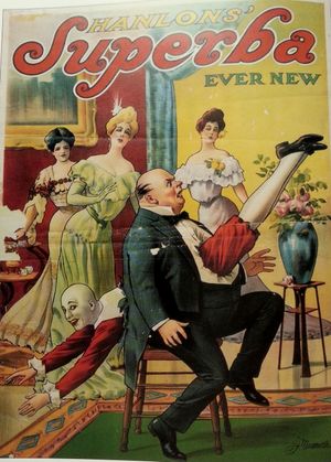 익명: Hanlon-Lees의 수페르바 포스터, 1890–1911. 뉴욕 공립 도서관 링컨 센터의 극장 컬렉션.