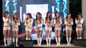 2010년 5월 20일 배재대학교 축제에서 소녀시대