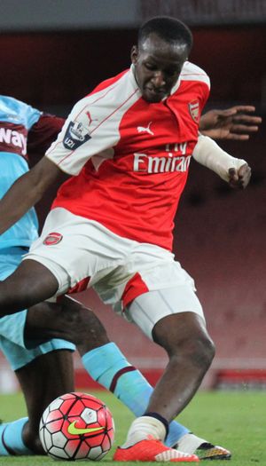 2015년 아스날 U21s에서 뛰는 카마라