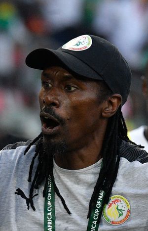 2023 아프리카 네이션스컵에서 세네갈과 함께 있는 시세