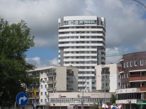 도심의 고층 건물