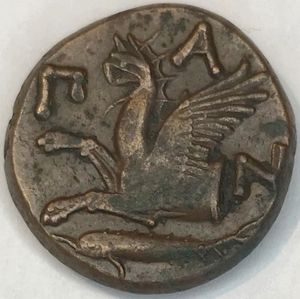 크림 반도 판티카파이온에서 출토된 기원전 310-304년의 청동화에 보이는 철갑상어