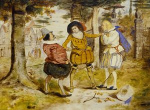 아서 보이드 호턴의 토비 벨치 경이 앤드루 에이큐치 경을 돕다