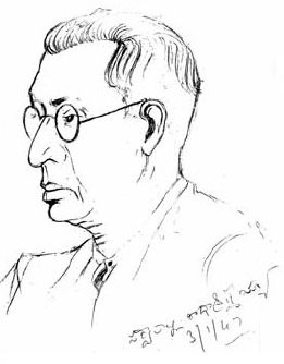 Mr. President의 손으로 그린 초상화.