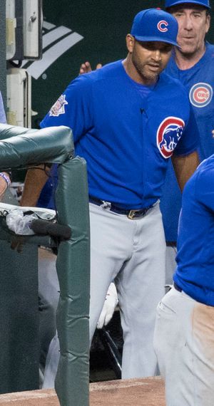 시카고 컵스 코치 시절(2017년 7월 15일)