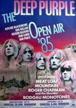 퍼펙트 스트레인저 투어 당시 독일 만하임의 공연 홍보 포스터