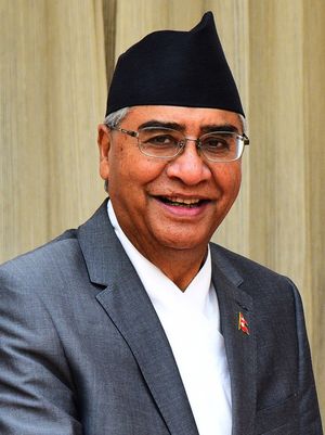 셰르 바하두르 데우바, 당 대표이자 전 네팔 총리