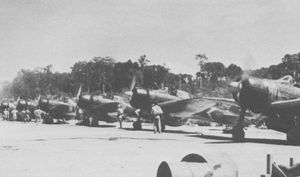 부인에 전개하는 즈이카쿠 비행대 (1943년 초)