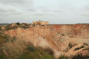 시지위의 석회암 채석장