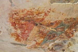 코브라 후드 동굴에서 발견된 시기리야 프레스코화