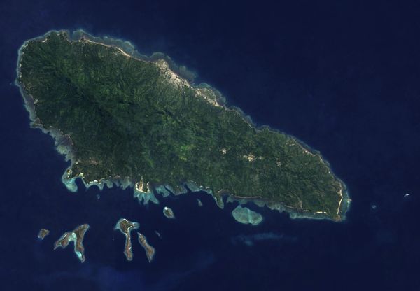 모엘리섬 위성 사진, 2022.