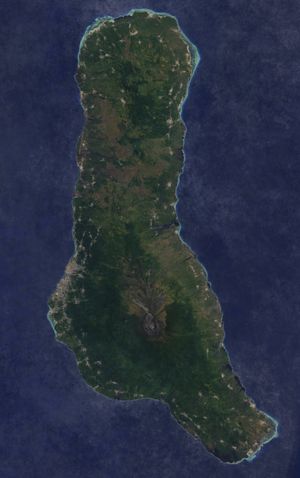 그랑드코모르섬의 2022년 위성 이미지