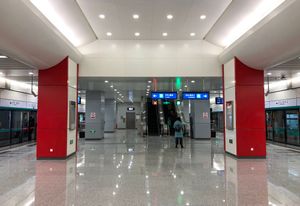 8호선 승강장 (2018년 12월)