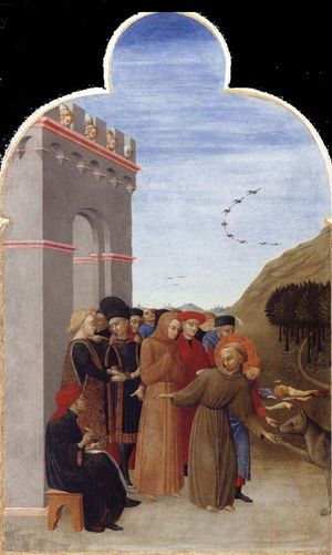 아시시의 프란치스코와 구비오의 늑대, 사세타의 패널