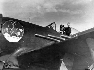 제2차 세계 대전 중 브라질 P-47 조종사 호르헤 파란호스 타보다 중위