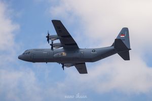 인도네시아 아디수마르모 국제공항에서 훈련 중인 C-130J