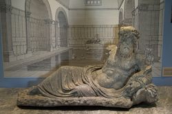 밀레투스 박물관에 있는 마에안데르 강(Maeander River)의 수호신