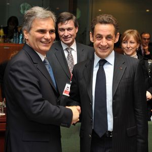 2008년 파이만과 프랑스 대통령 니콜라 사르코지