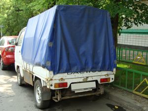 대우 라보 (전기형) 후측면