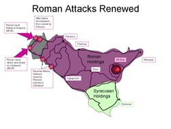 기원전 250년경, 제1차 포에니 전쟁 당시 릴리바이움 인근 해전 상상도