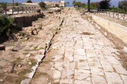 고대 릴리바이움의 주요 거리 유적