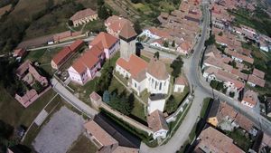 Ațel의 지역 중세 에반겔리컬 루터교 요새 교회