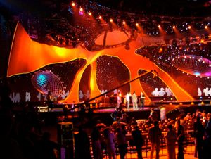 대회의 무대 디자인