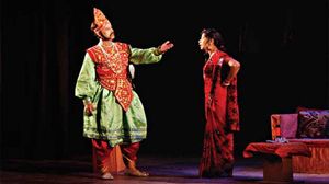 방글라데시의 자트라 연극 공연