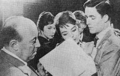 《위험한 모퉁이》(1958년) 촬영 현장