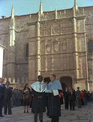 레오폴 세다르 상고르, 살라망카 대학교에서 명예 학위를 받다