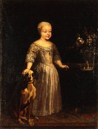 자코브 페르디난트 보트가 그린 것으로 추정되는 어린 시절의 비토리오 아메데오 2세, 1673년경