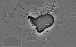 2014년 11월 2일 알 카임에서 토네이도 GR4가 ISIL 장갑차를 파괴하고 있다.