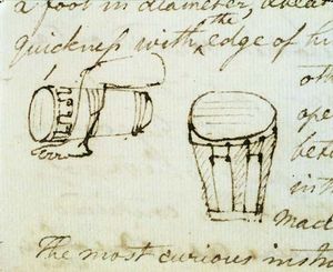 콩고 광장 아프리카 드럼 1819 라트로브