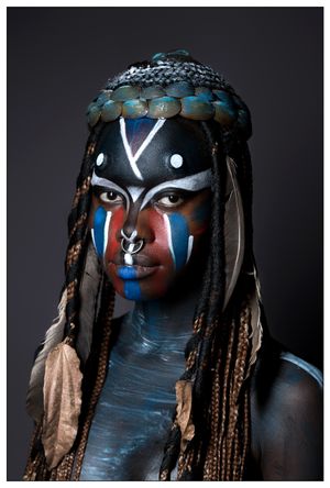 수상 경력이 있는 우간다 영화의 분장사가 완성한 작품