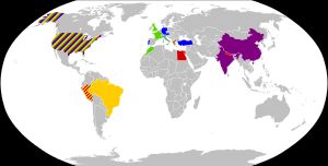 영화의 사건들을 통해 극중에서 방문한 국가들
